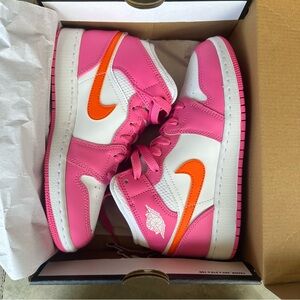 Nike Vibrant Pink and Orange High-Tops